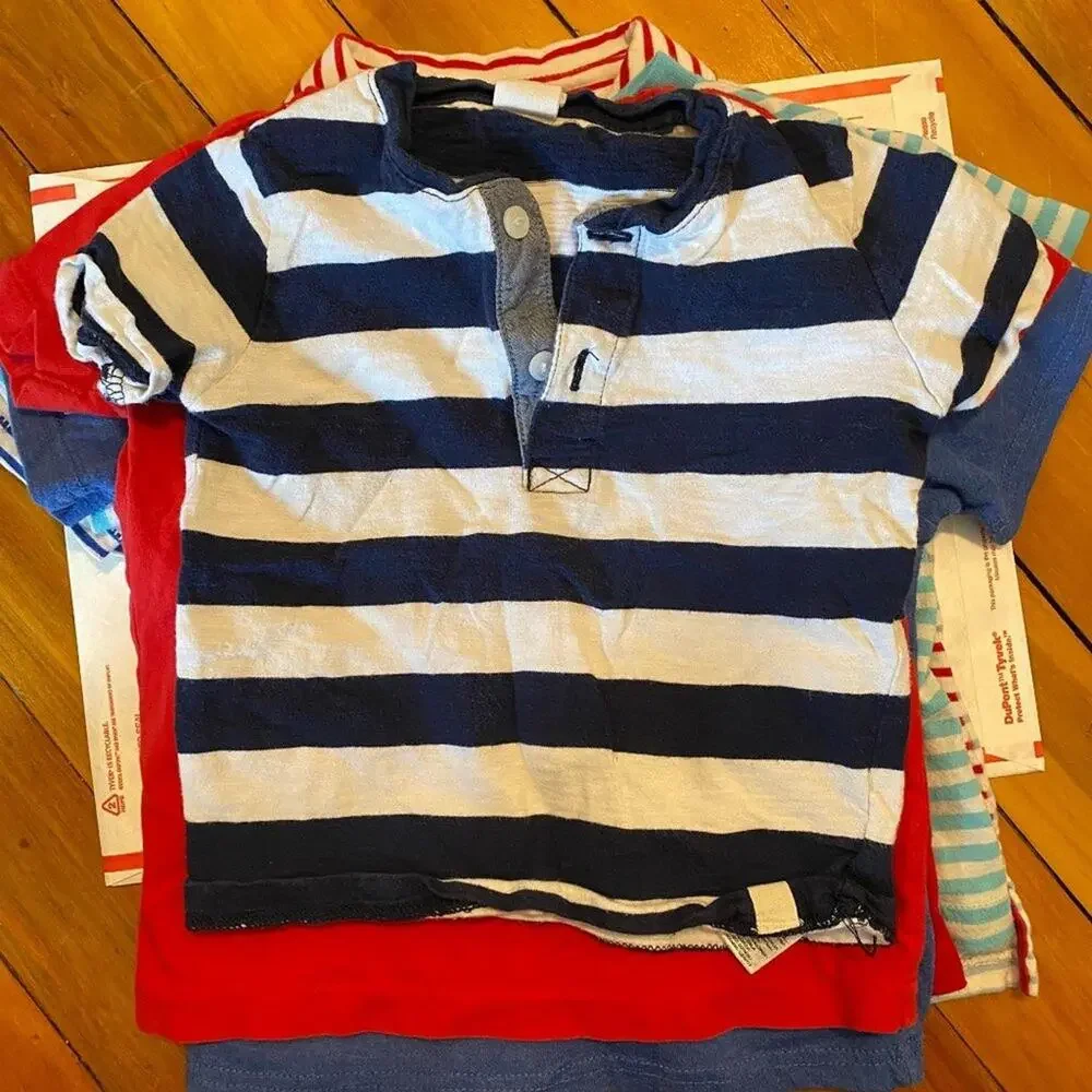 Toddler Boys Short Sleeve Shirt Lot 2T